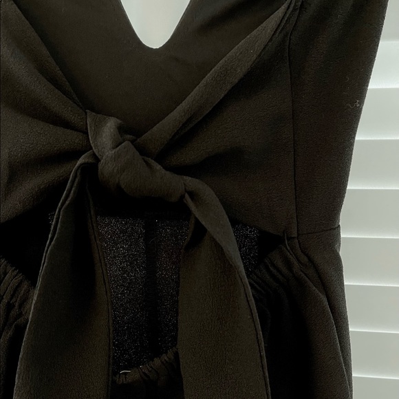 Lulu’s Black Strapless Jumpsuit - Picture 3 of 4